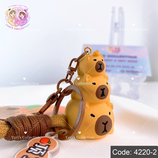 [4220-2] Capy Bara Keychain