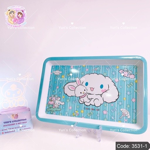 [3531-1] Melamine Square Plate \ Cinna 