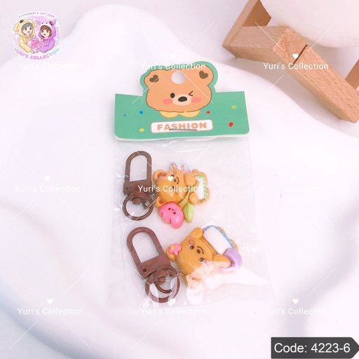 [4223-6] Sanrio Keychain Pack \ Bear
