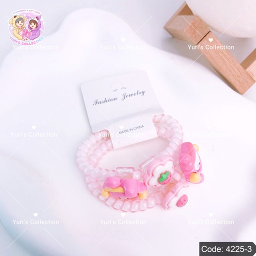 [4225-3] Hair Band Rubber Topping \ MyMelody 