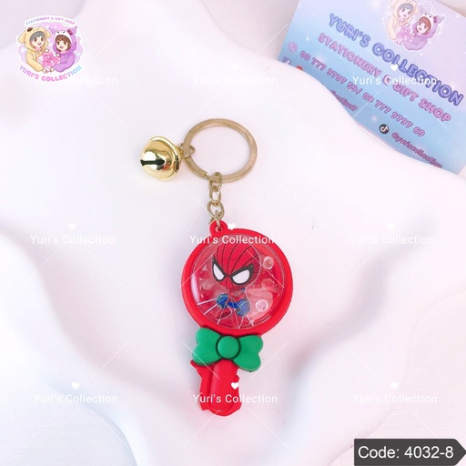 [4032-8] Sanrio Lollipop Keychain \ Spider Man 