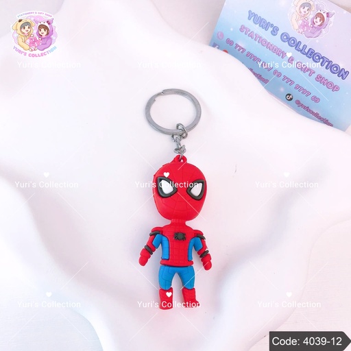 [4039-12] Keychain \ Spider Man *Red*