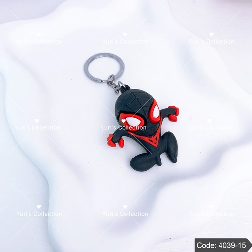 [4039-15] Keychain \ Spider Man *Black*