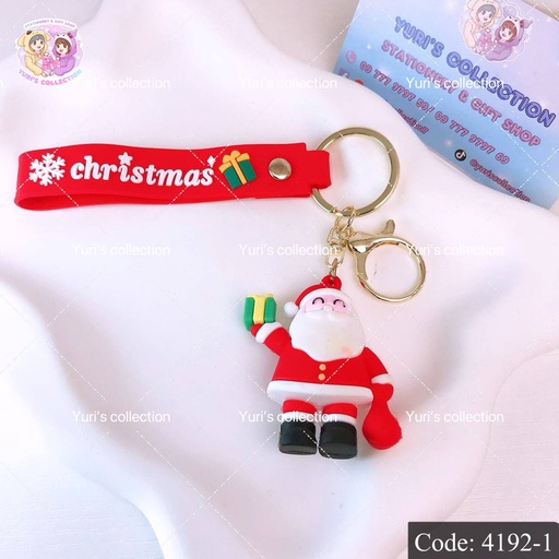[4192-1] Christmas Keychain \ Santa Claus 