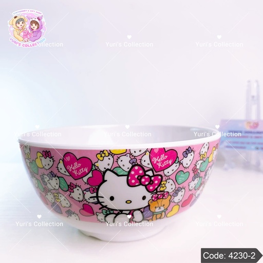 [4230-2] Melamine Bowl \ Hellokitty