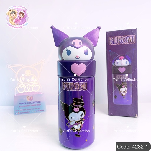 [4232-1] Insulated Water Bottle Stainless Steel \ Kuromi