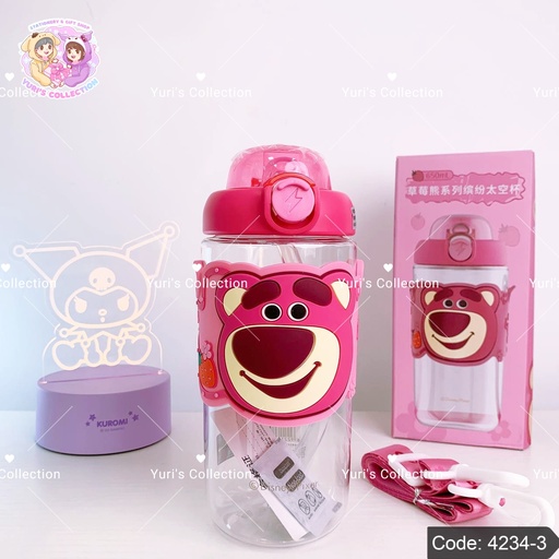 [4234-3] License Water Bottle 650 ML \ Lotso 