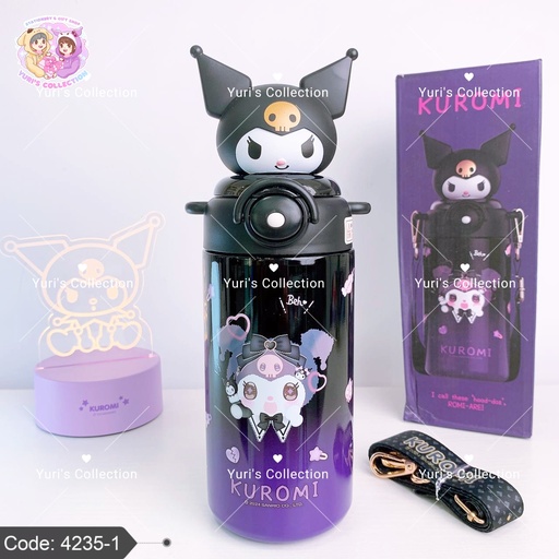[4235-1] Insulated Water Bottle License 600 ML \ Kuromi 