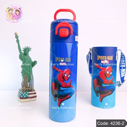 [4236-2] Insulated Water Bottle License 520 ML \ Spider Man