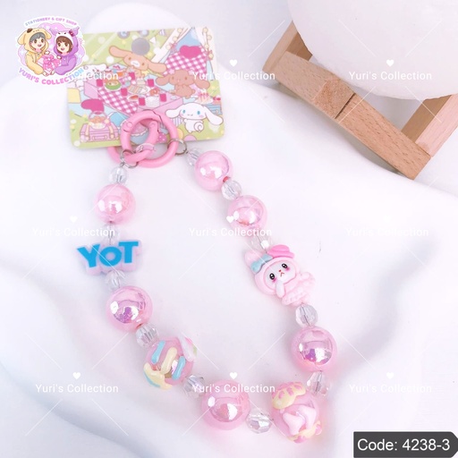 [4238-3] Sanrio Phone Strap Keychain \ MyMelody