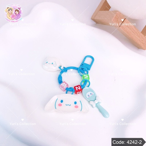[4242-2] Sanrio Acrylic Spoon Abc Keychain \ Cinna 