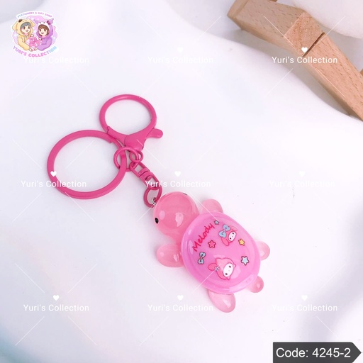 [4245-2] Turtle Keychain \ MyMelody 