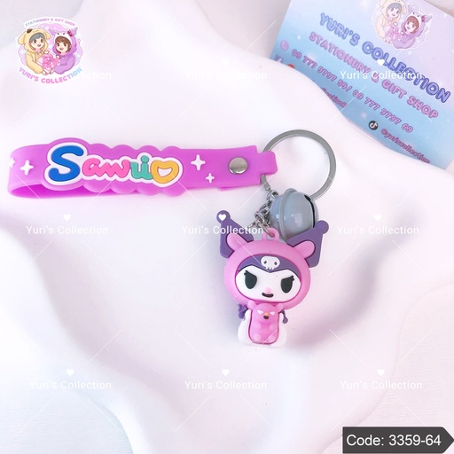 [3359-64] Keychain Sanrio \ Kuromi 