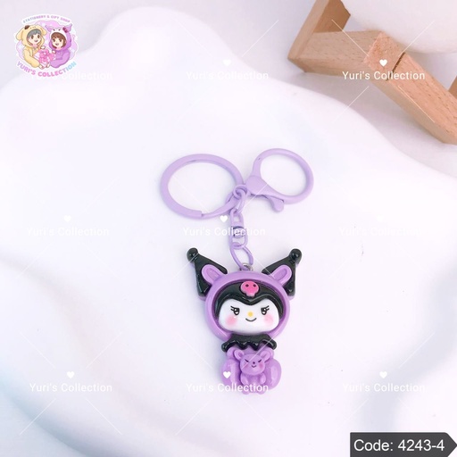 [4243-4] Sanrio Keychain \ Kuromi 