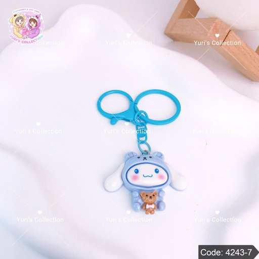 [4243-7] Sanrio Keychain \ Cinna *Blue*