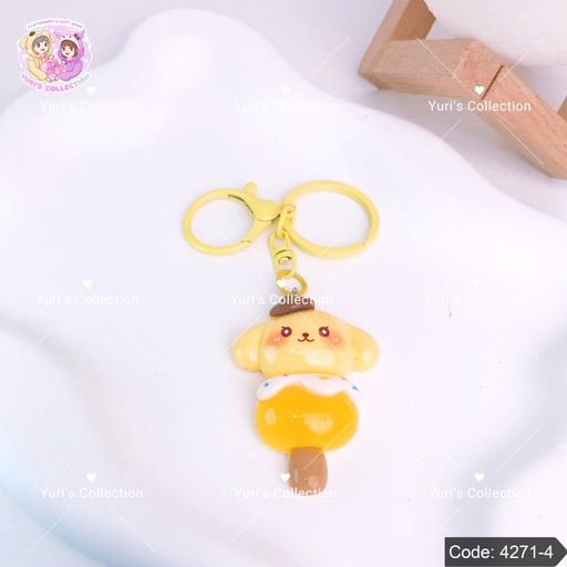 [4271-4] Sanrio Ice Lolly Keychain \ Pompom 