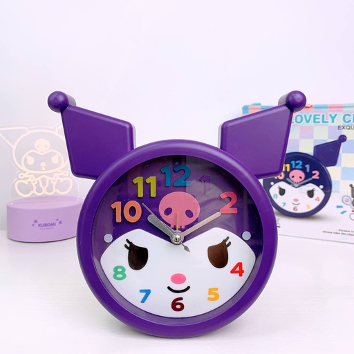 [4291-1] Kuromi Clock/ Purple