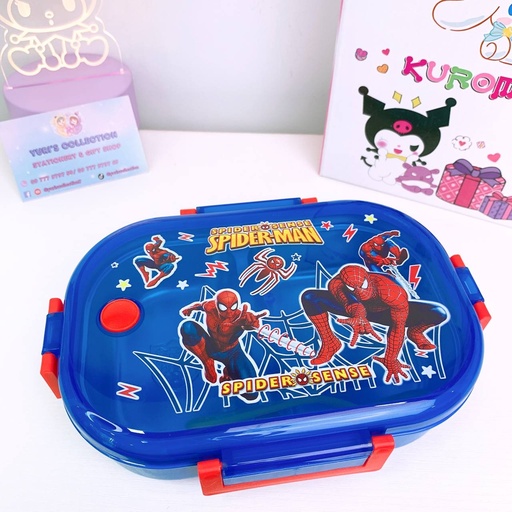 [4050-6] Lunch Box Steel \ Spiderman (2 Kant)