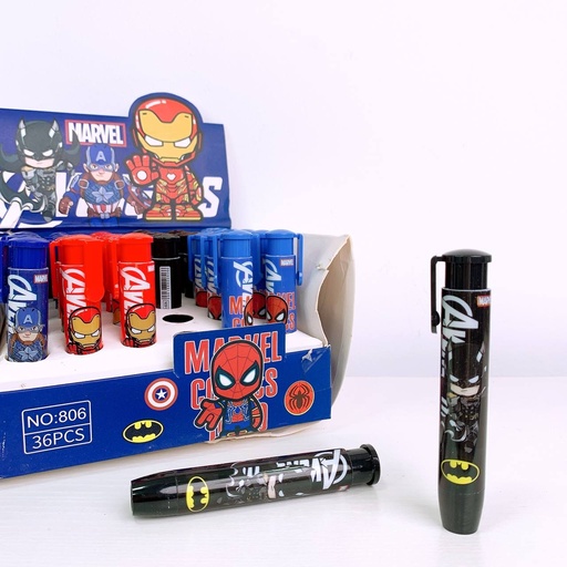 [4293-3] Marvel Eraser Pen/ Batman