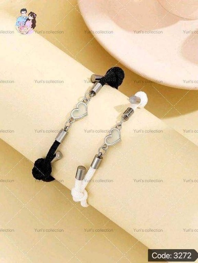 [3272] Magnetic Heart Bracelet