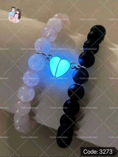[3273] Magnetic Heart Bracelet
