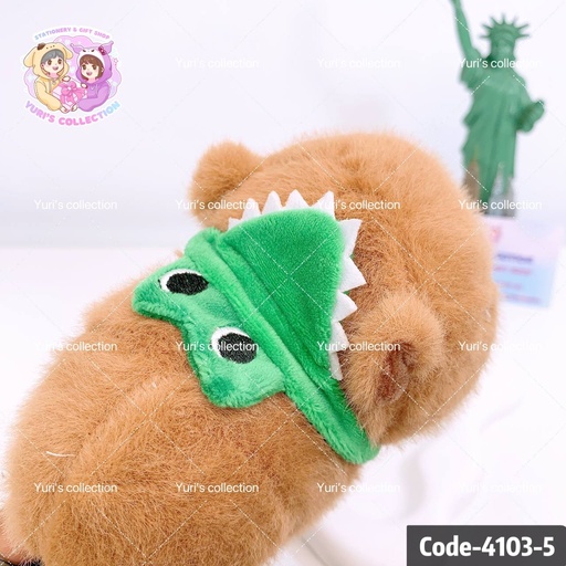 [4103-5] Slap Band Fluffy Doll \ CapyBara *Crocodile*