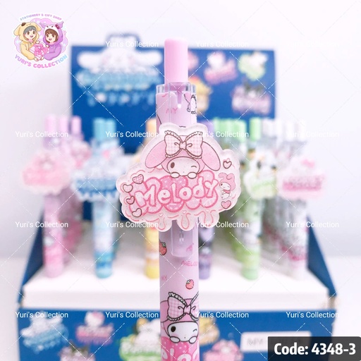[4348-3] Sanrio Acrylic Patch Gel Pen \ MyMelody 