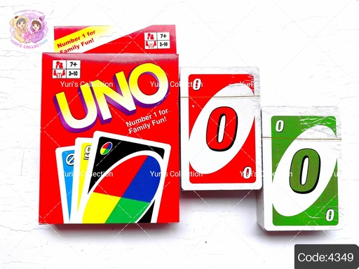 [4349] UNO Card 108pcs / Number 1 For Family Fun Game 