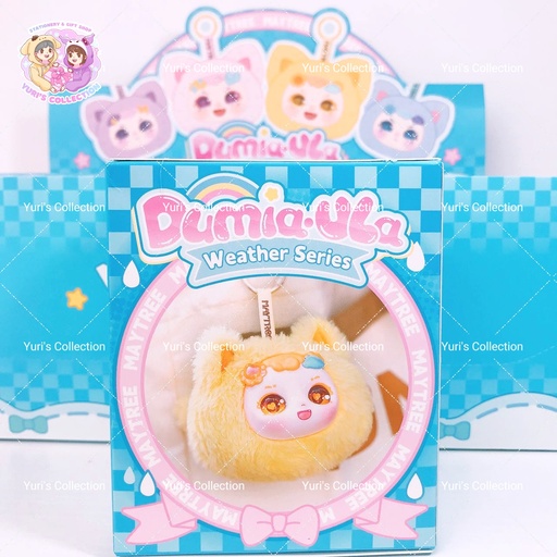 [4357] Blind Box / Dumia *Ula Weather Series Vinyl Plush Keychain 