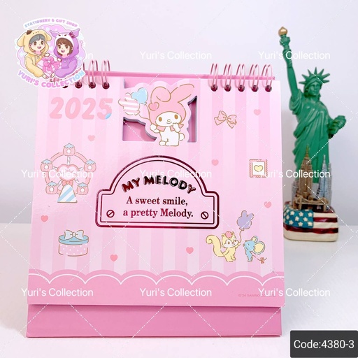 [4380-3] 2025 Sanrio Calendar License / MyMelody