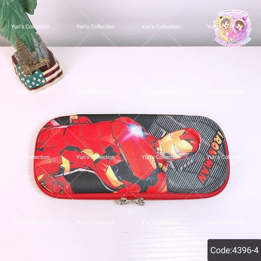 [4396-4] Stationary Pencil Case \ Iron Man *Black*