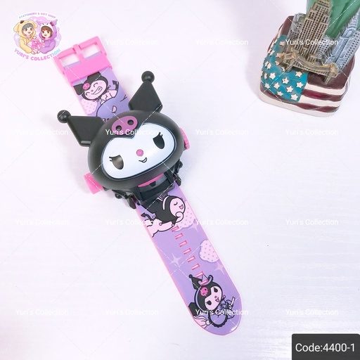 [4400-1] Projector Watch *24 Images* / Kuromi *Black*