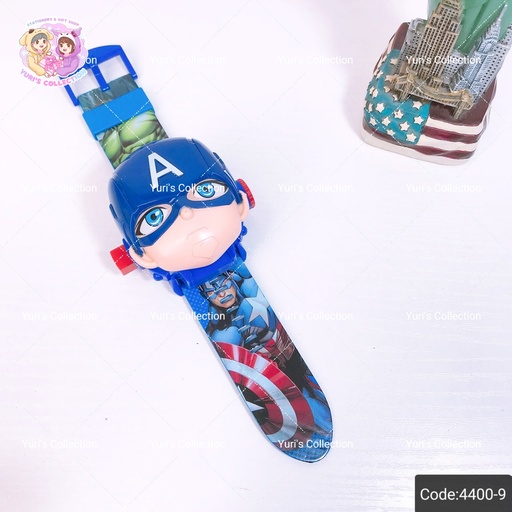 [4400-9] Projector Watch *24 Images* / Captain America 