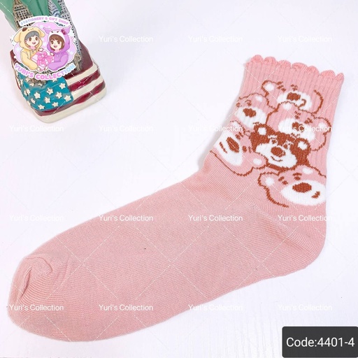 [4401-4] Cotton Socks 27cm / Lotso 