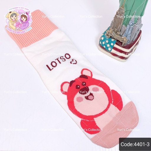 [4401-3] Cotton Socks 27cm / Lotso 