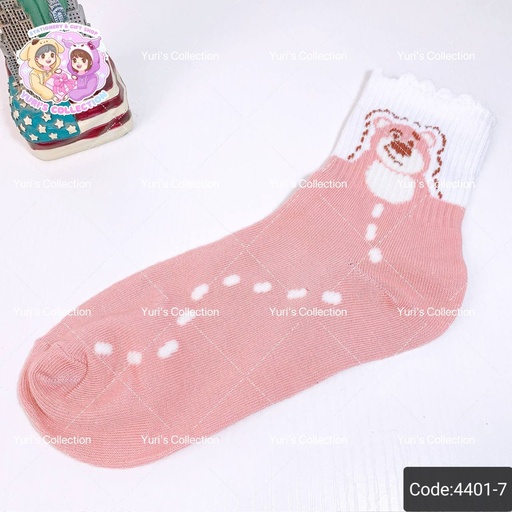 [4401-7] Cotton Socks 27cm / Lotso 