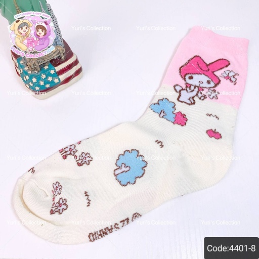 [4401-8] Cotton Socks 28cm / MyMelody 