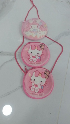 [3280-4] HelloKitty Mini Crossbody Round Bag 
