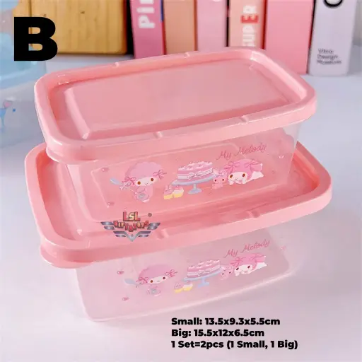 [4413-3] Lunch Snack Box Food Container 2-in-1 \ MyMelody 