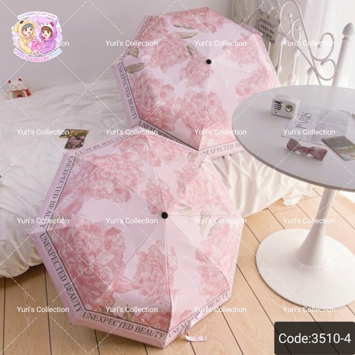 [3510-4] French Dudan Strong Durable Sunshade Umbrella / Pink *Auto*
