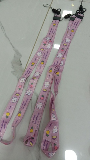 [3391-15] Sanrio Lanyard \ Love You So Much Rabbit 