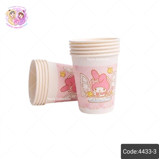 [4433-3] Sanrio Disposable Cup / MyMelody 