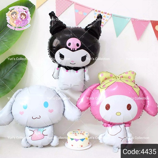 [4435-3] Disposable Die-Cut Birthday Balloon / MyMelody 