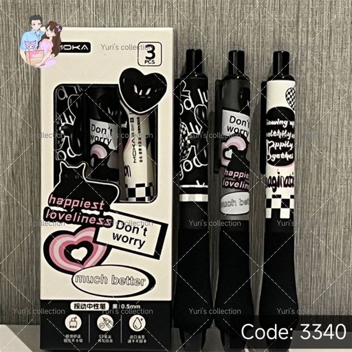 [3340-1] MOKA Soft Pen (3pcs)
