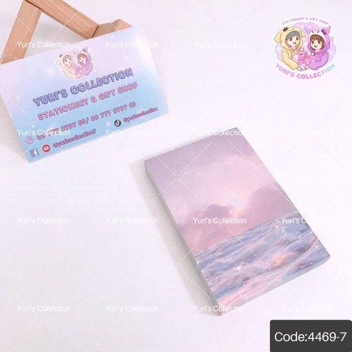 [4469-7] Nature Memo Note Pads Paper