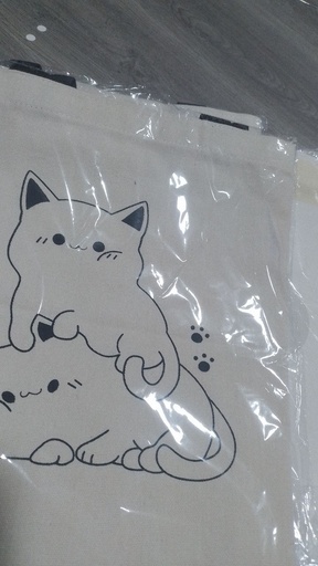 [4476-1] Tote Bag / Meow Meow 