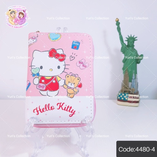 [4480-4] Sanrio Zip Wallet / Hello Kitty *Medium Size*