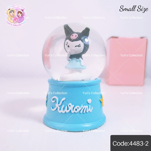 [4483-2] Kuromi Snow Ball Small Size , Blue 