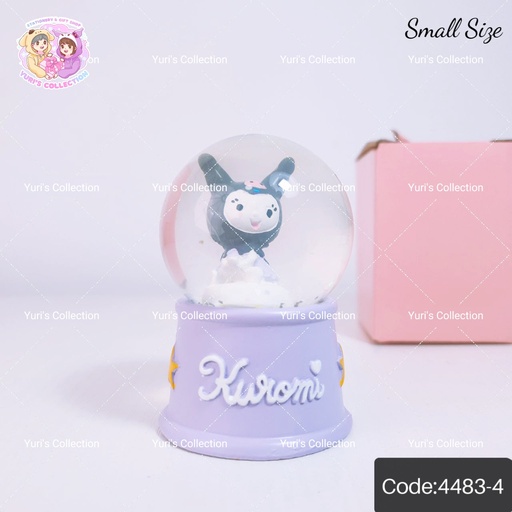[4483-4] Kuromi Snow Ball Small Size , Purple 