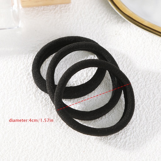 [1025-7] Elastic Rubber Hair Bands 
